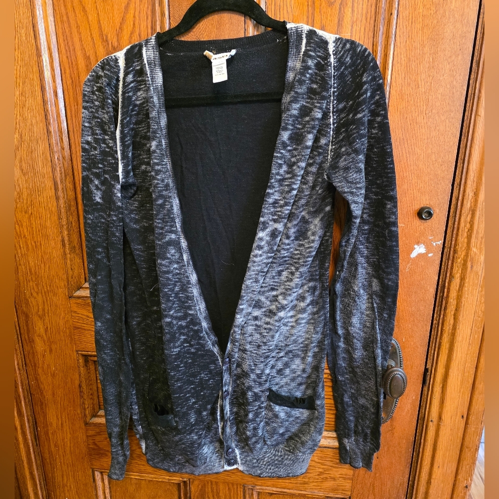 Diesel Vintage 2000's Distressed Long Cardigan,  Large. 100% Cotton
